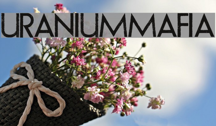URANIUMMAFIA Font examples