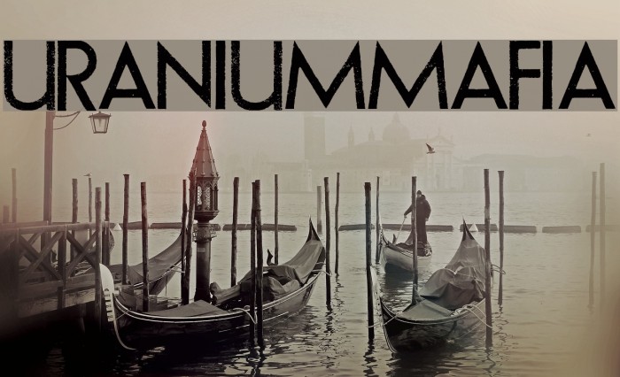 URANIUMMAFIA Font examples
