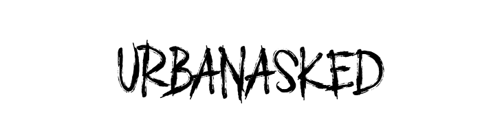 URBAN ASKED  Frei Schriftart Herunterladen