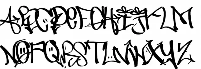 URBAN HOOKUPZ Bold Шрифта ВЕРХНИЙ