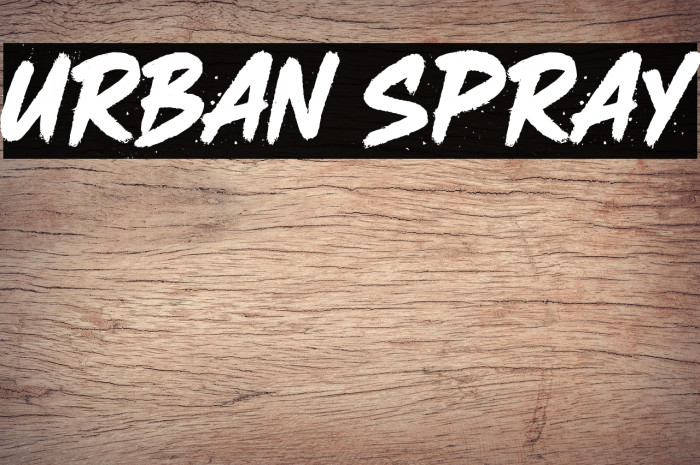 URBAN SPRAY Example 2