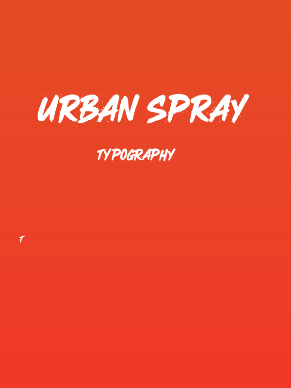 URBAN SPRAY Poster