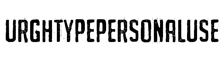 URGHTYPEPERSONALUSE  नि: शुल्क फ़ॉन्ट्स डाउनलोड