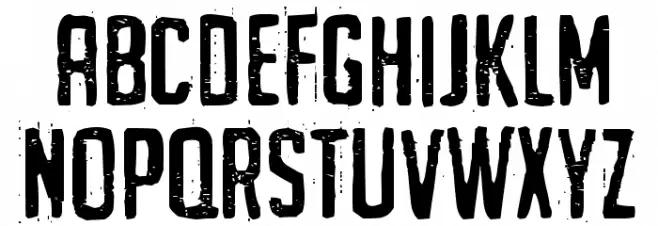 URGHTYPEPERSONALUSE Polices MAJUSCULES
