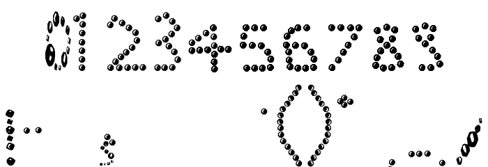 Ur Company's Bubbles Fantasy Font OTHER CHARS