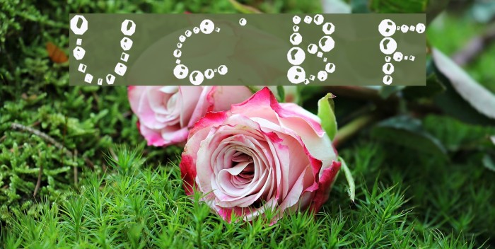 Ur Company's Bubbles Fantasy Font examples