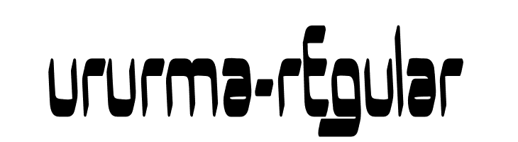UrUrMa-Regular  免费字体下载
