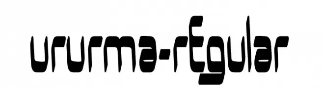 UrUrMa-Regular  font caratteri gratis