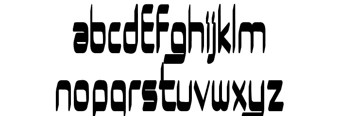 UrUrMa Font LOWERCASE