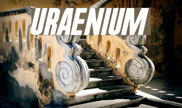 UraeNium Font examples