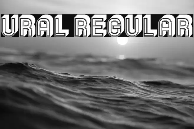 Ural Regular Font examples