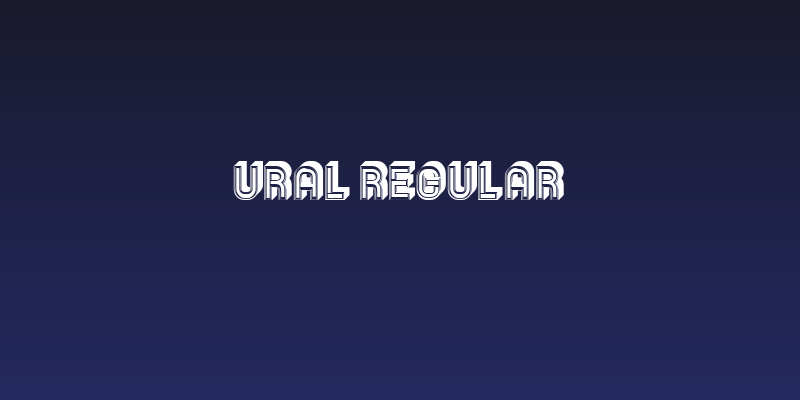 Ural Regular Social Header