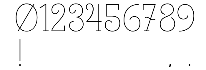 Uralita-Fina Font OTHER CHARS
