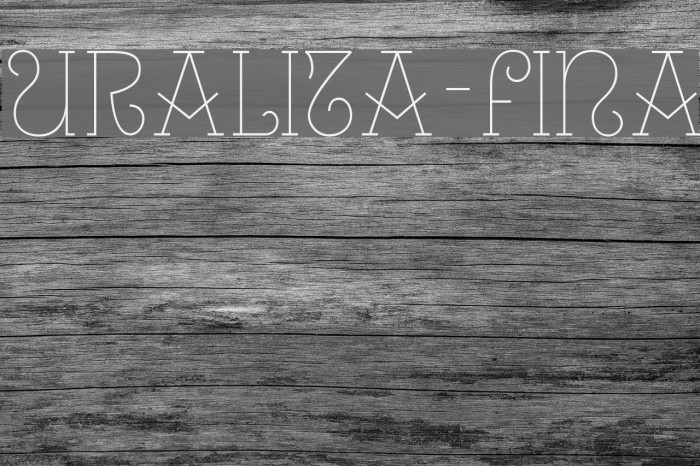 Uralita-Fina Font examples