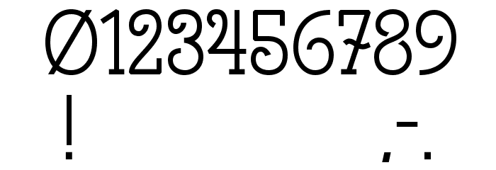 Uralita Font OTHER CHARS