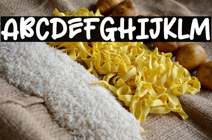 Urang Kaya Regular Caratteri examples