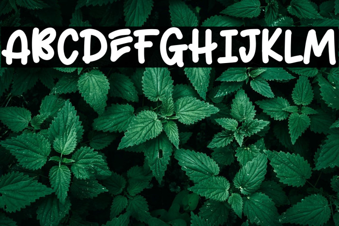 Urang Kaya Regular Caratteri examples