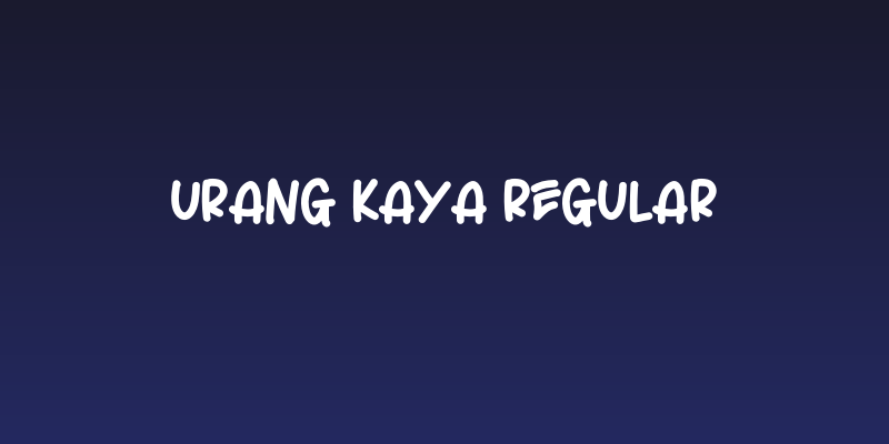Urang Kaya Regular Social Header