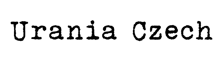 Urania Czech  免费字体下载
