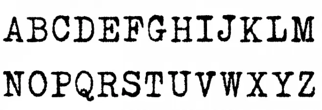 Urania Czech Schriftart Groß