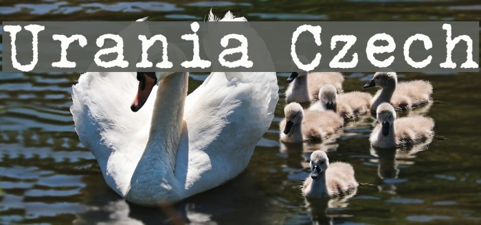 Urania Czech Font examples
