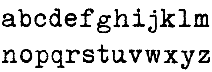 Urania Czech Font LOWERCASE