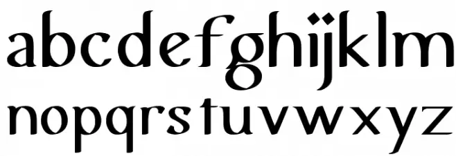 Urania Semi Serif Fuentes MINÚSCULAS