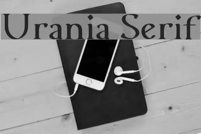Urania Serif Font examples