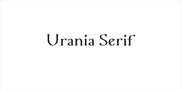 Urania Serif Logo