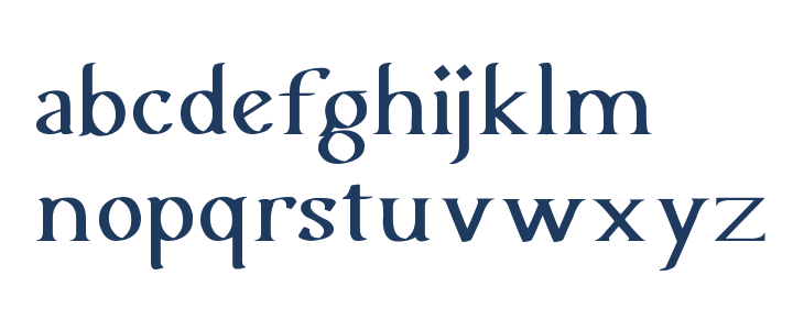 Urania Serif Lowercase
