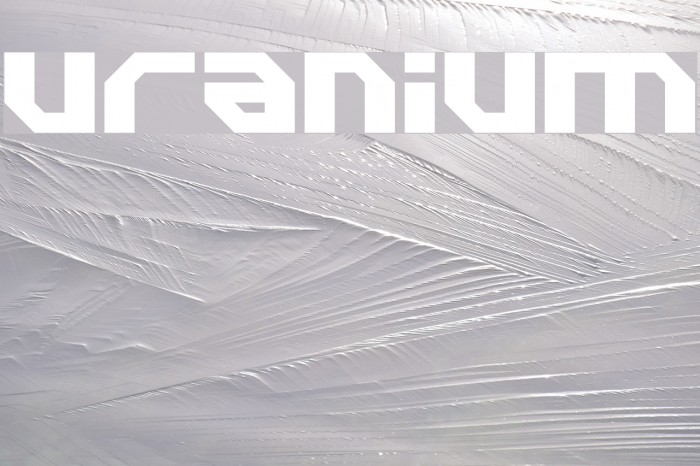 Uranium Font examples