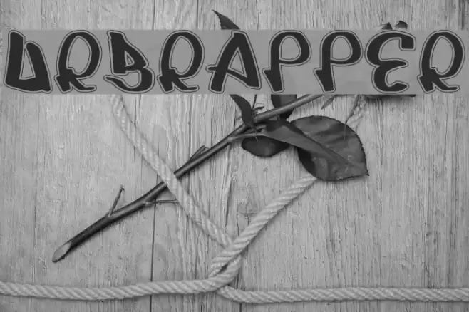 UrbRapper Font examples