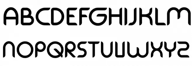 Urba Regular フォント 大文字