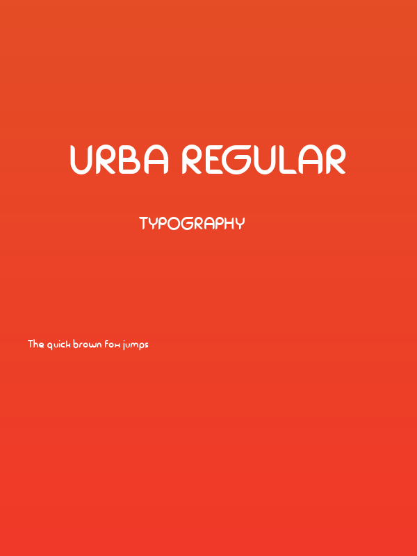 Urba Regular Poster