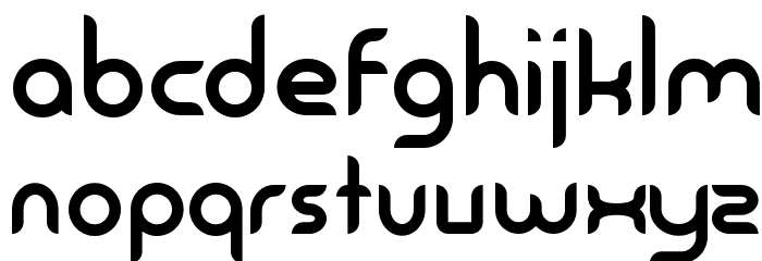 Urba Regular Font LOWERCASE