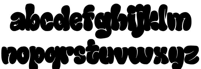 Urban Blocker personal use Solid Font LOWERCASE