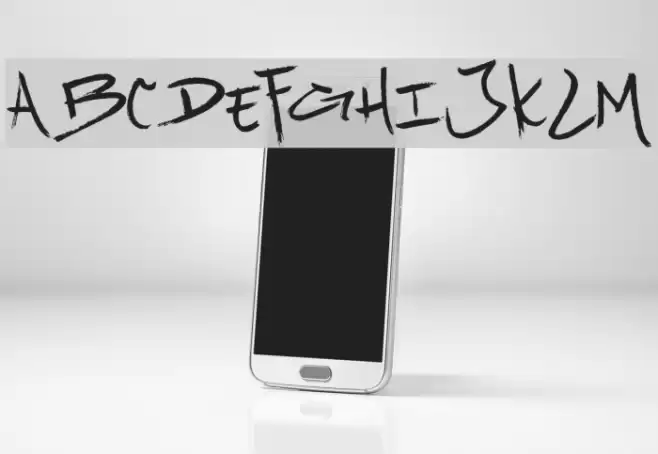 Urban Brush Zone Font examples