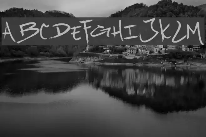 Urban Brush Zone Font examples