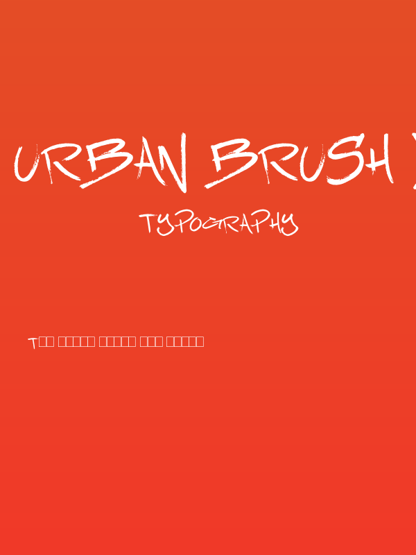 Urban Brush Zone Poster
