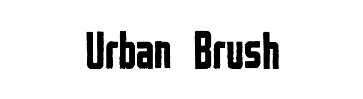 Urban Brush Font
