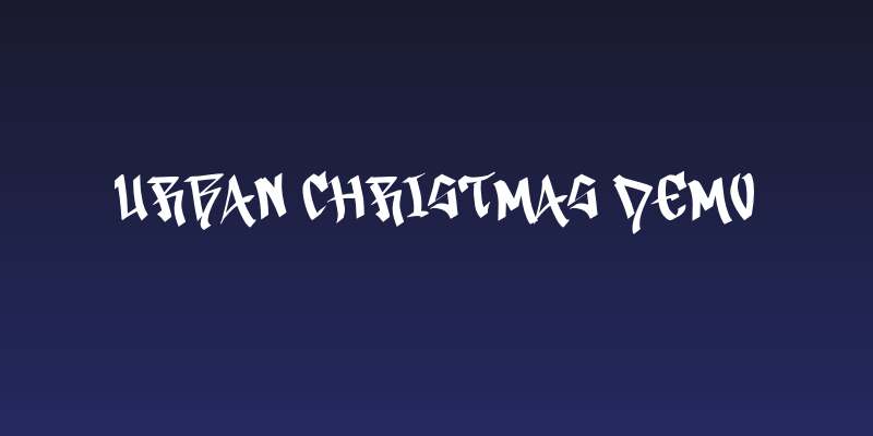 Urban Christmas Demo Social Header