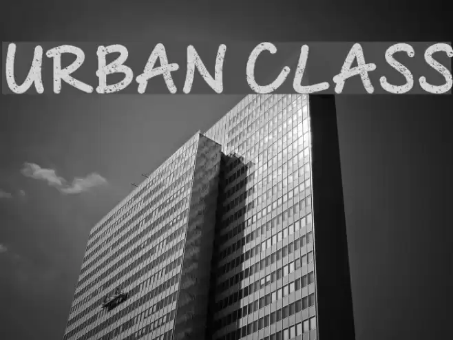 Urban Class Font examples