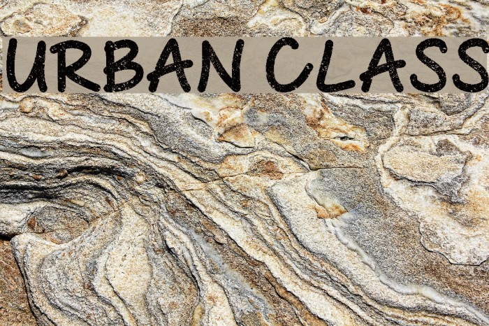 Urban Class Font examples