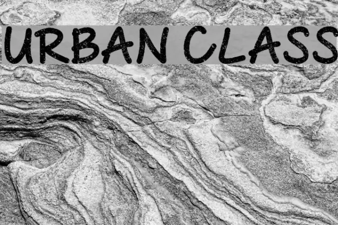 Urban Class Font examples