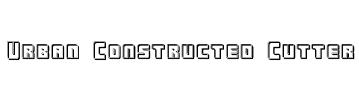 Urban Constructed Cutter  لخطوط تنزيل