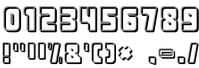 Urban Constructed Cutter フォント その他の文字