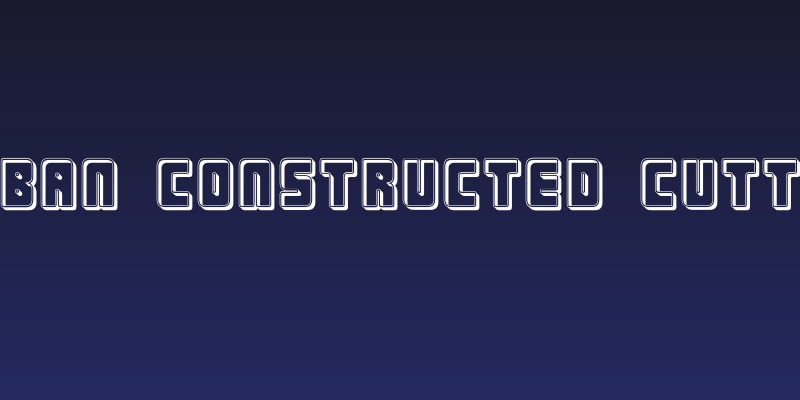 Urban Constructed Cutter Social Header