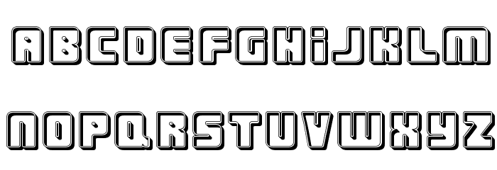 Urban Constructed Cutter フォント 小文字