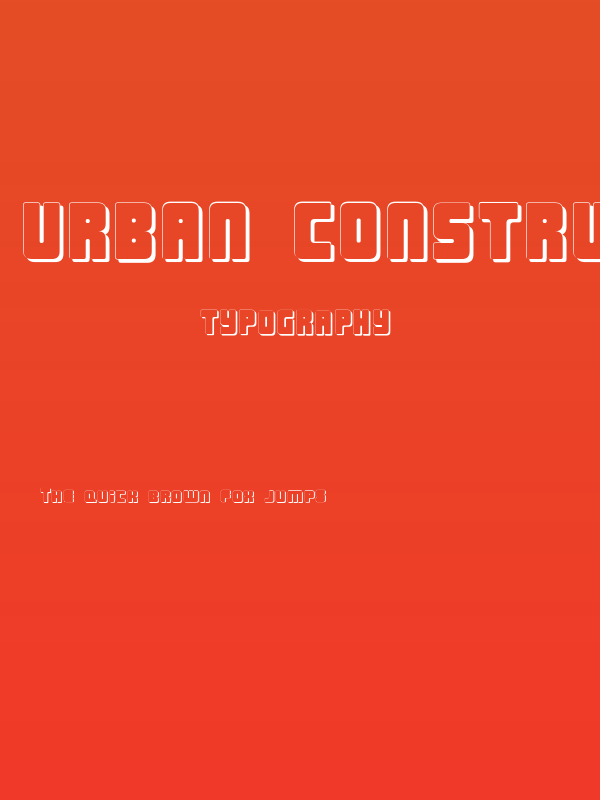 Urban Constructed Shadow Poster