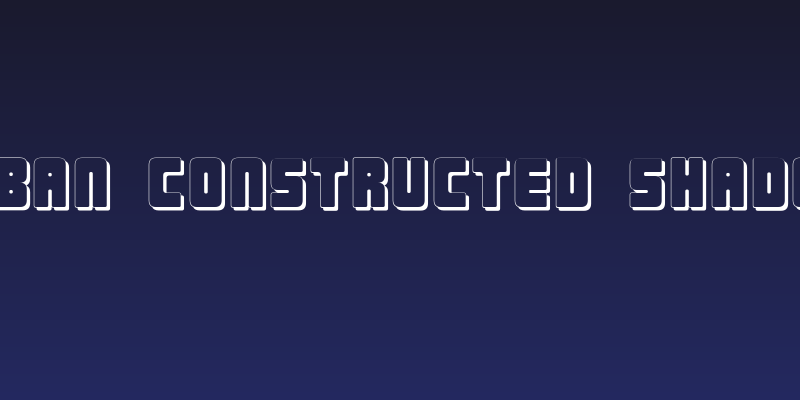 Urban Constructed Shadow Social Header